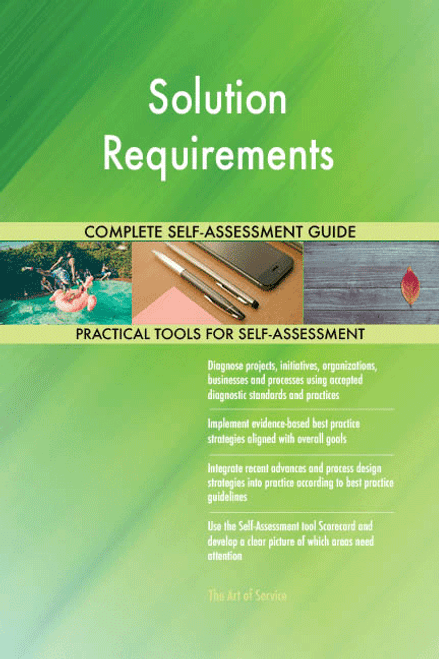 Solution Requirements Toolkit