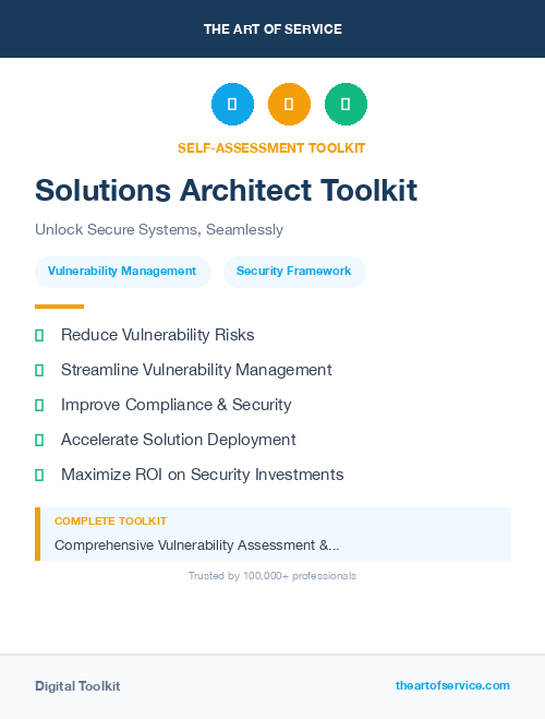 Solutions Architect Toolkit