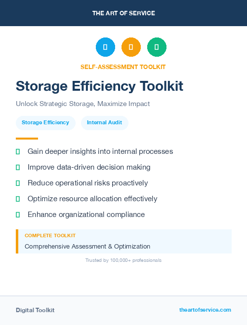 Storage Efficiency Toolkit