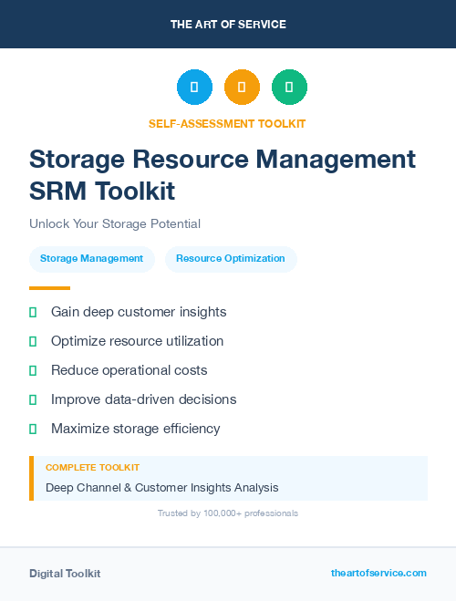 Storage Resource Management SRM Toolkit