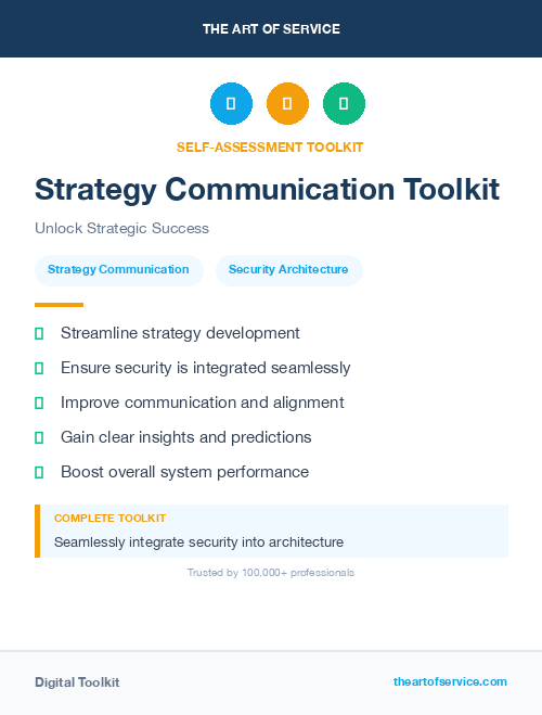Strategy Communication Toolkit