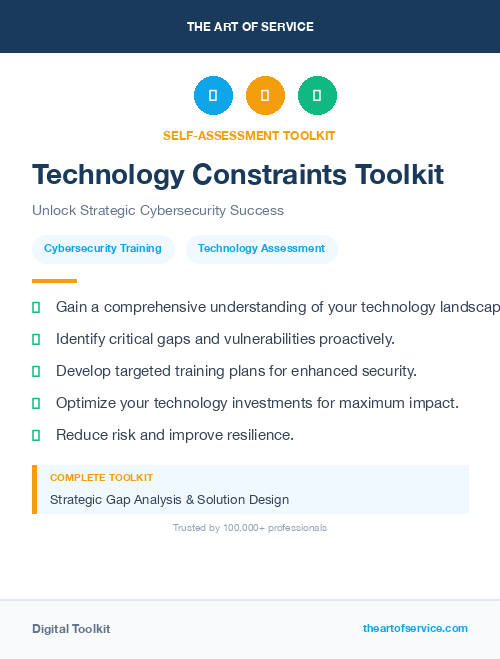 Technology Constraints Toolkit