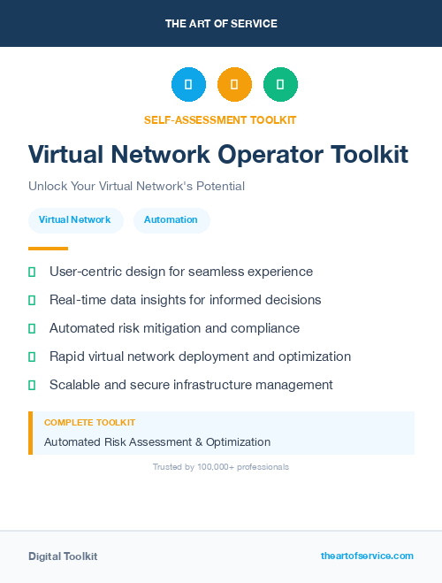 Virtual Network Operator Toolkit