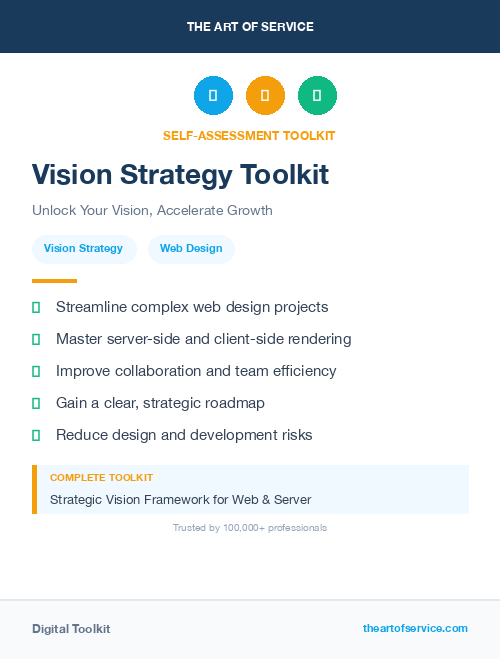 Vision Strategy Toolkit