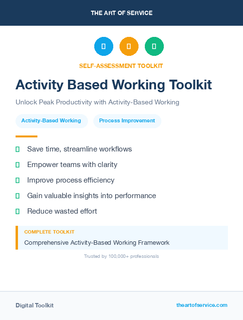 Activity Based Working Toolkit