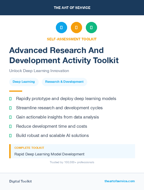 Advanced Research And Development Activity Toolkit