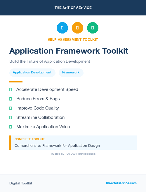 Application Framework Toolkit