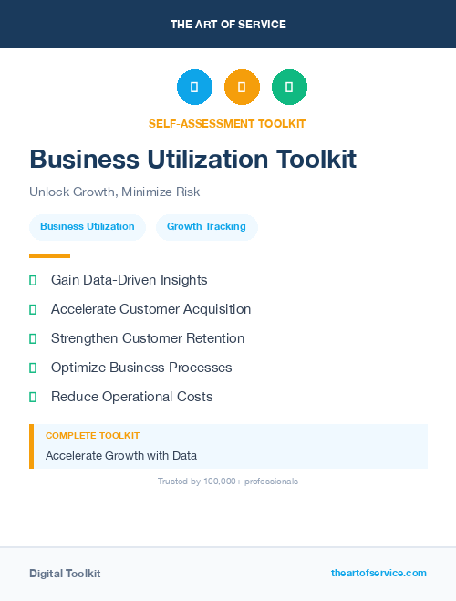 Business Utilization Toolkit