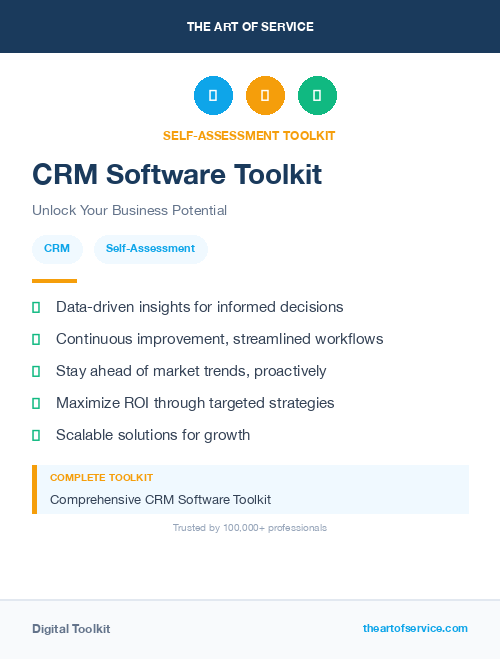 CRM Software Toolkit