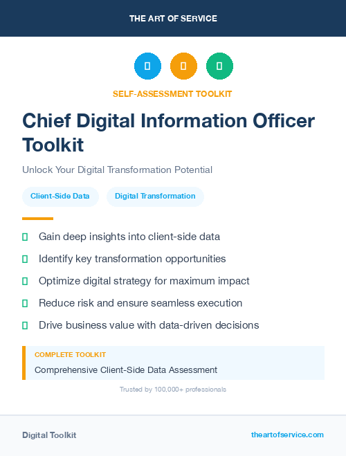 Chief Digital Information Officer Toolkit