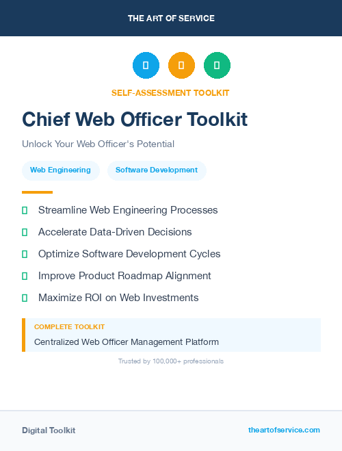 Chief Web Officer Toolkit