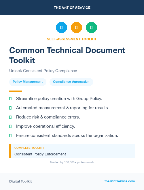 Common Technical Document Toolkit