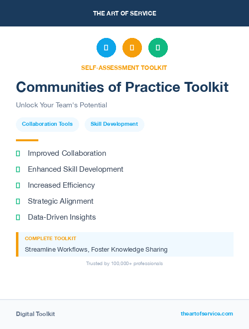 Communities of Practice Toolkit