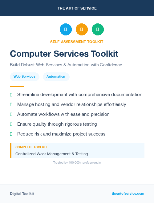 Computer Services Toolkit