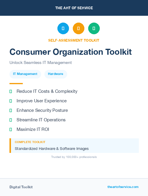 Consumer Organization Toolkit