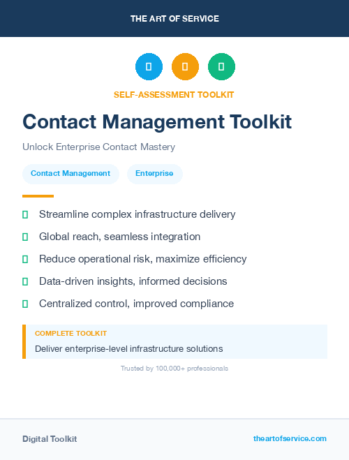Contact Management Toolkit