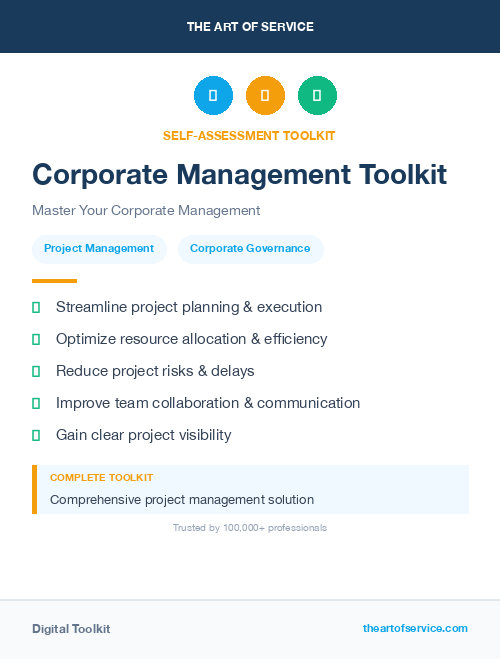 Corporate Management Toolkit