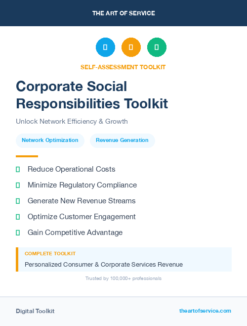 Corporate Social Responsibilities Toolkit