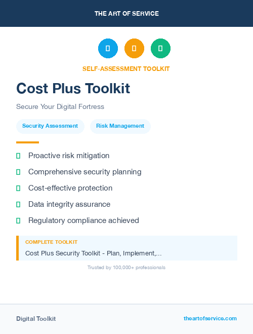 Cost Plus Toolkit