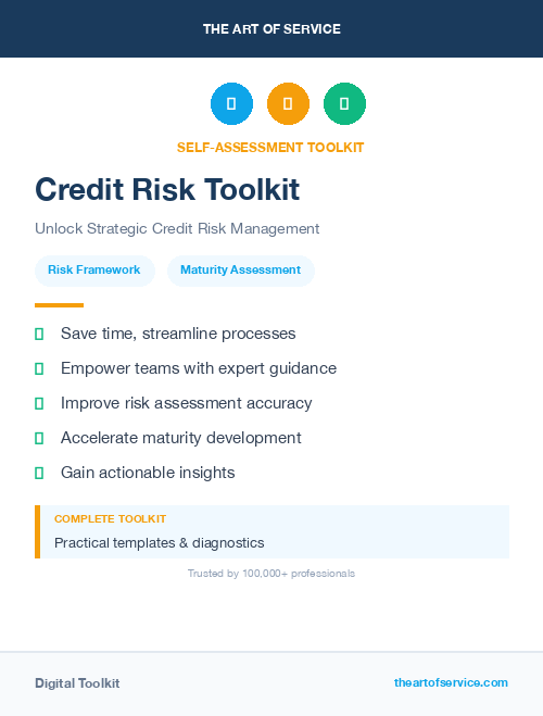 Credit Risk Toolkit