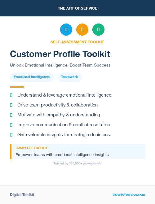 Customer Profile Toolkit