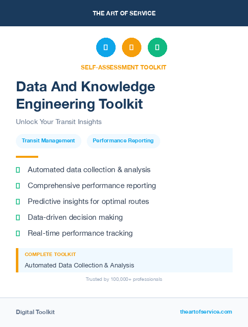 Data And Knowledge Engineering Toolkit