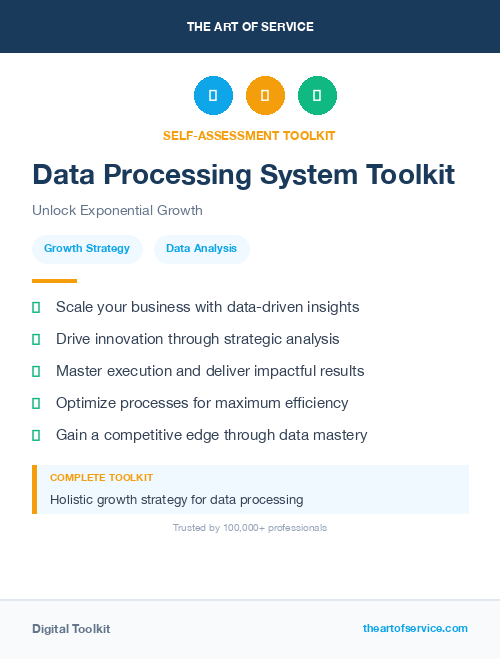 Data Processing System Toolkit
