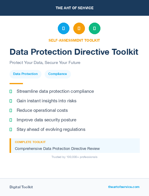 Data Protection Directive Toolkit