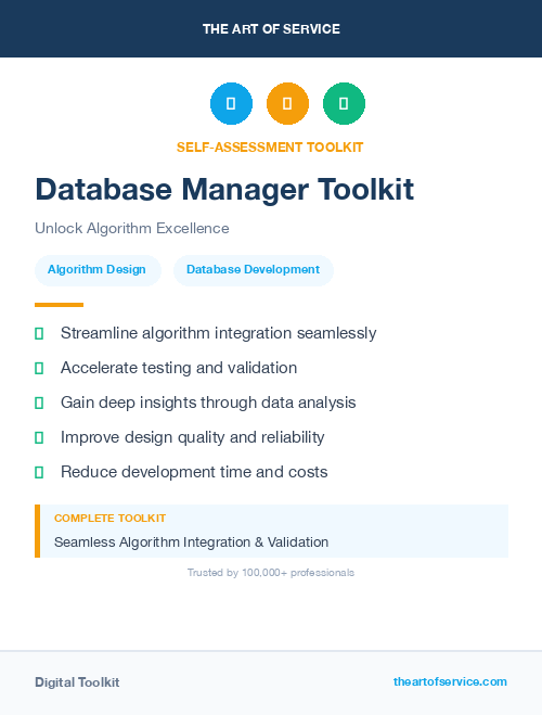 Database Manager Toolkit