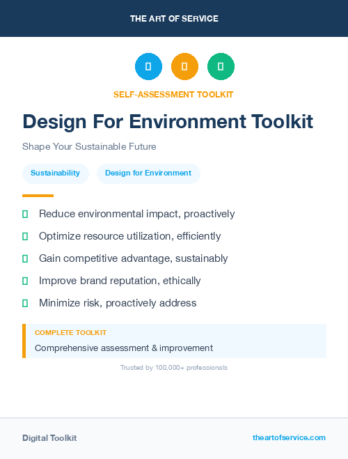 Design For Environment Toolkit