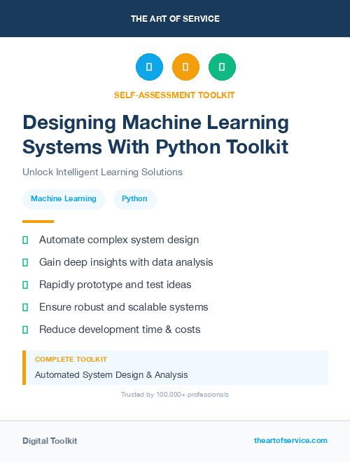 Designing Machine Learning Systems With Python Toolkit