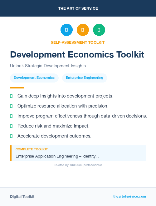 Development Economics Toolkit