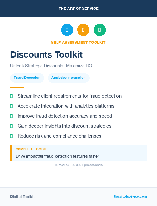 Discounts Toolkit