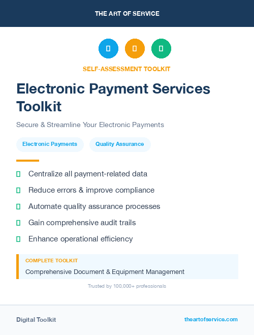 Electronic Payment Services Toolkit