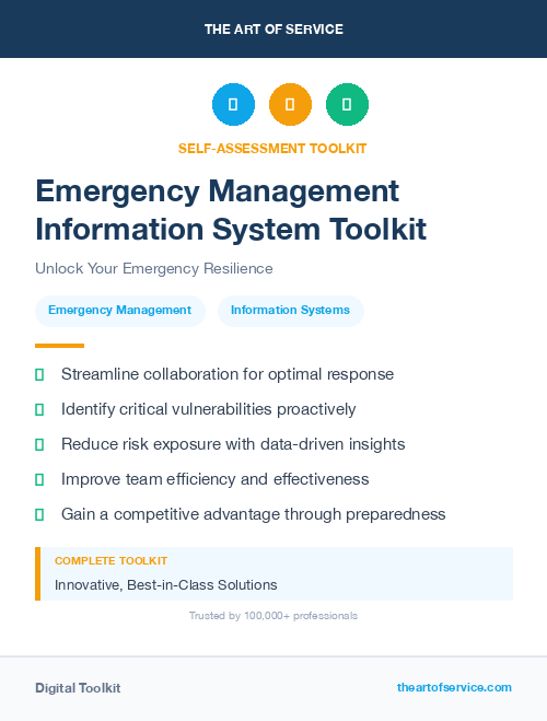 Emergency Management Information System Toolkit