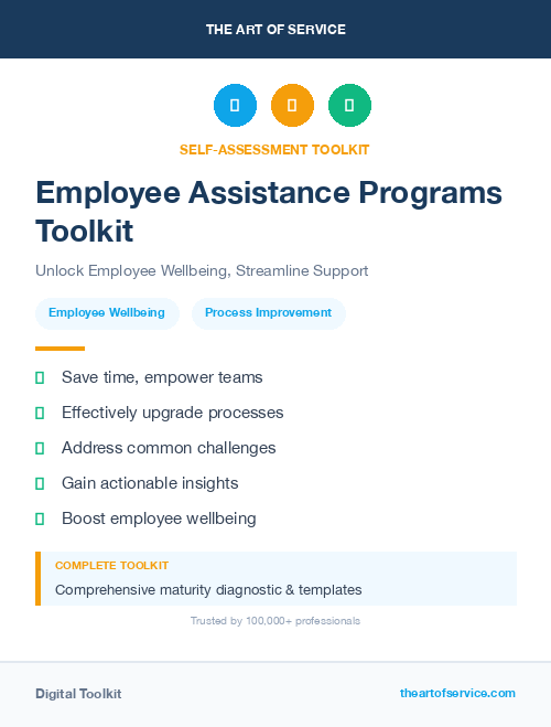 Employee Assistance Programs Toolkit