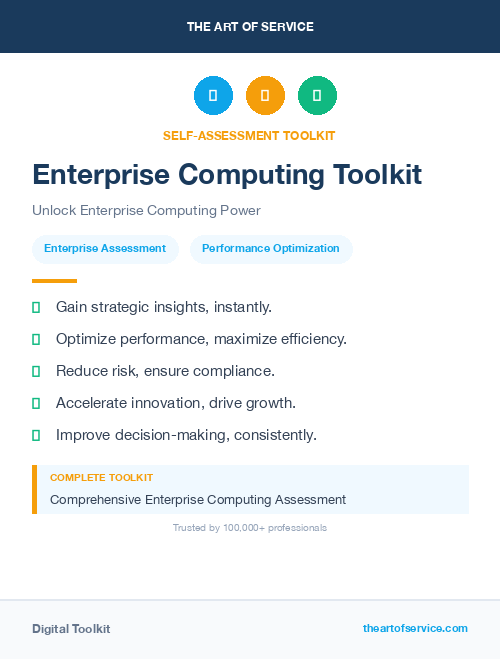 Enterprise Computing Toolkit