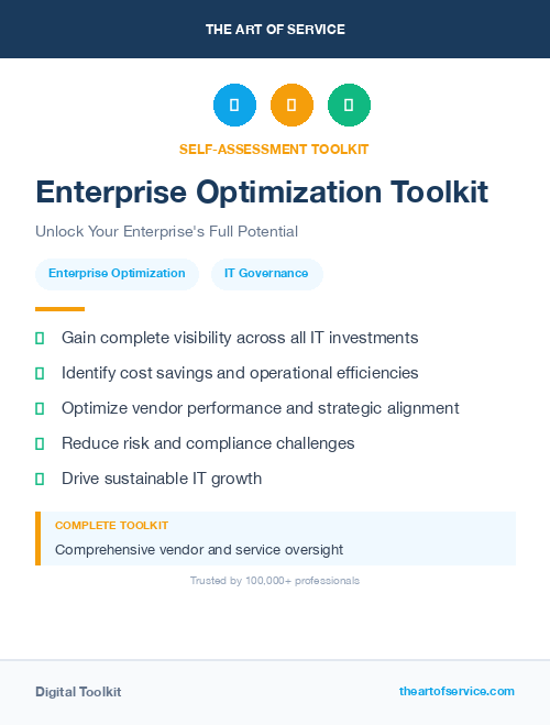 Enterprise Optimization Toolkit