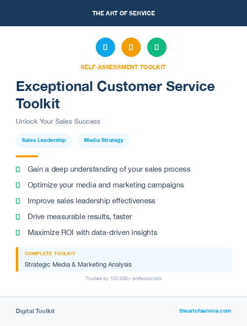Exceptional Customer Service Toolkit