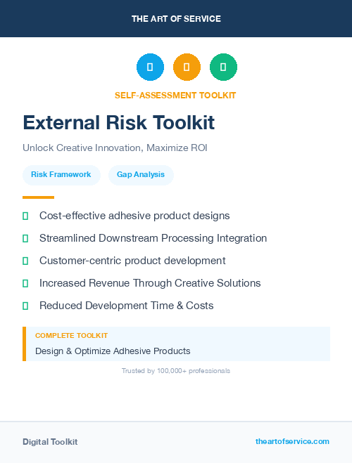 External Risk Toolkit