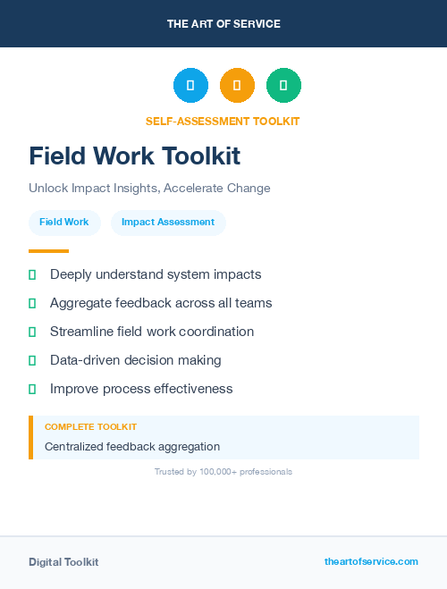 Field Work Toolkit