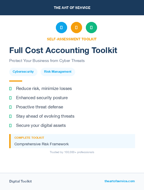 Full Cost Accounting Toolkit