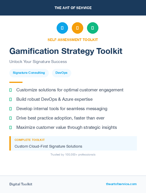 Gamification Strategy Toolkit