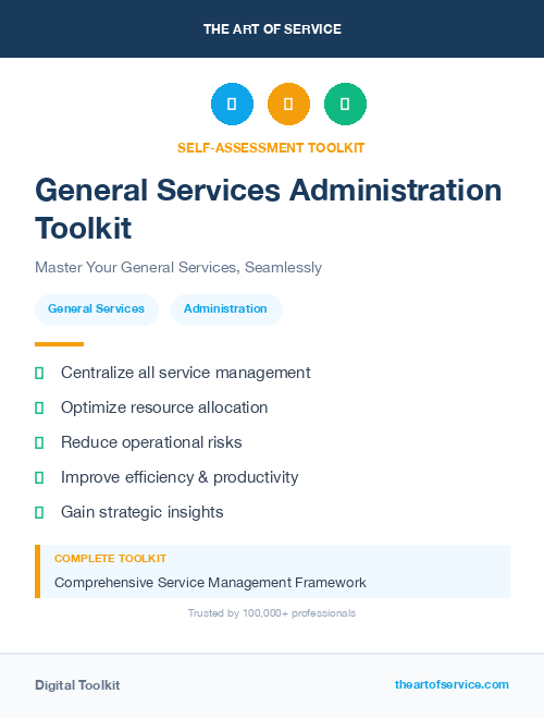 General Services Administration Toolkit