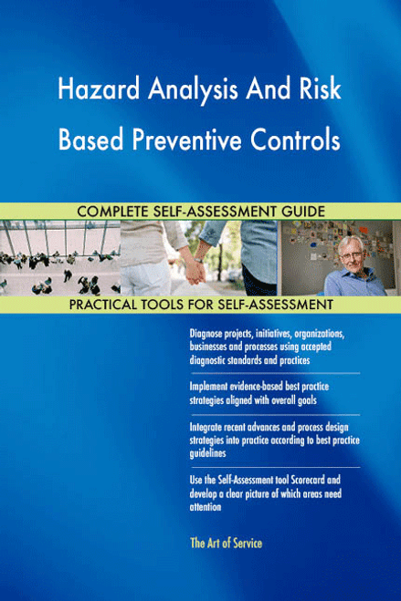 Hazard Analysis And Risk Based Preventive Controls Toolkit