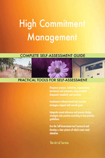 High Commitment Management Toolkit