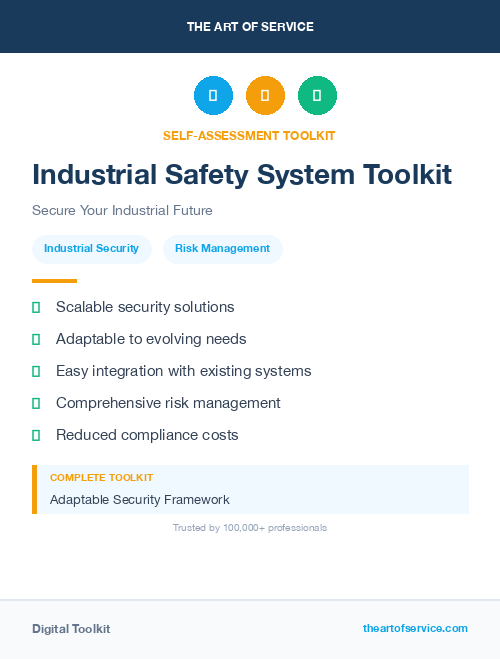 Industrial Safety System Toolkit