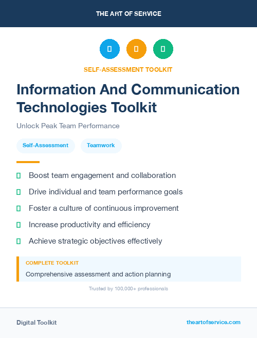 Information And Communication Technologies Toolkit