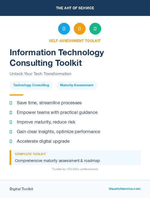 Information Technology Consulting Toolkit