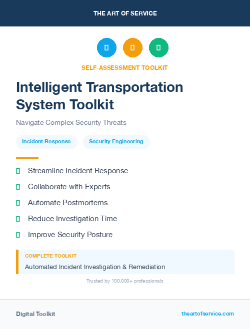 Intelligent Transportation System Toolkit